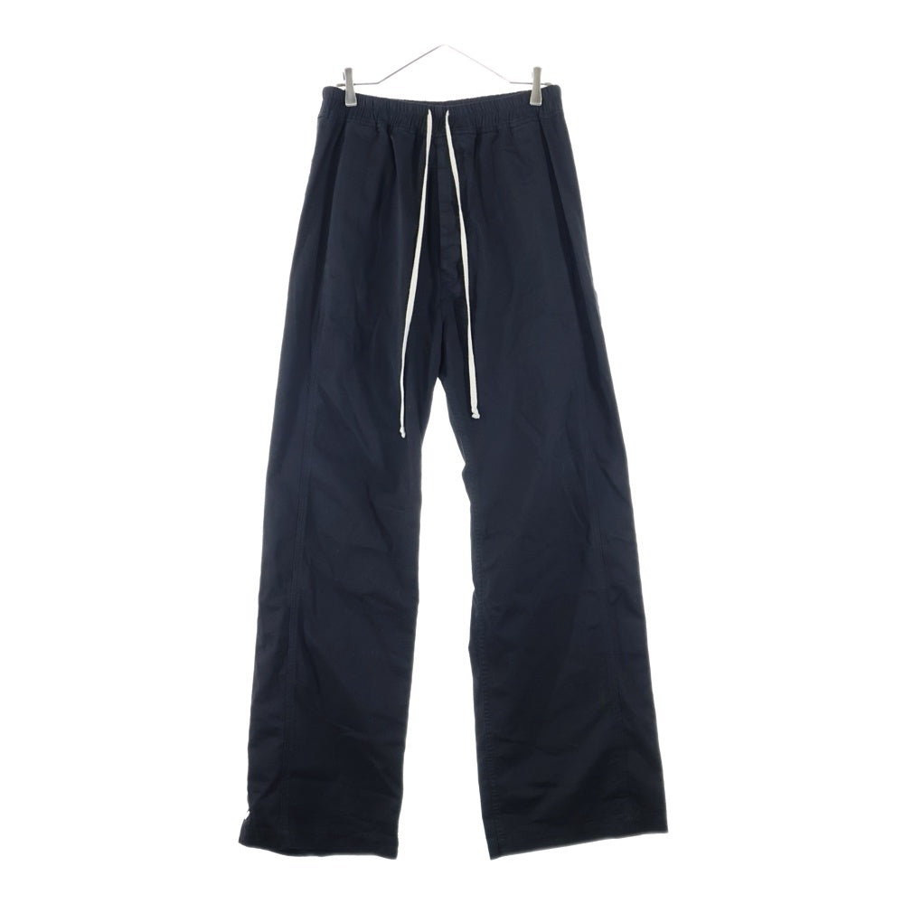 Rick Owens DRKSHDW(リックオウエンス ダークシャドウ) 24SS PUSHER PANT プッシャー サイドスナップボタン ロングパンツ ブラック DU01D1393-TW