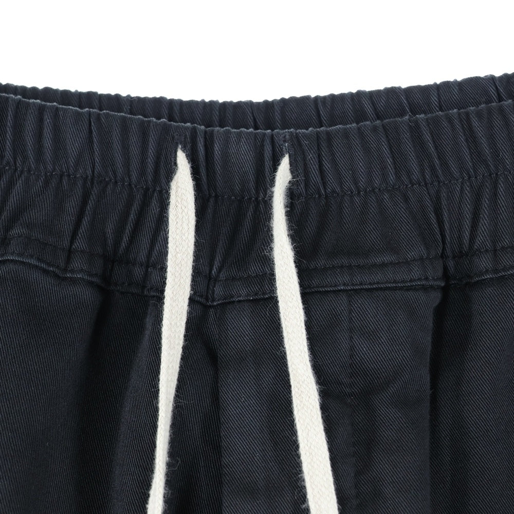 Rick Owens DRKSHDW(リックオウエンス ダークシャドウ) 24SS PUSHER PANT プッシャー サイドスナップボタン ロングパンツ ブラック DU01D1393-TW