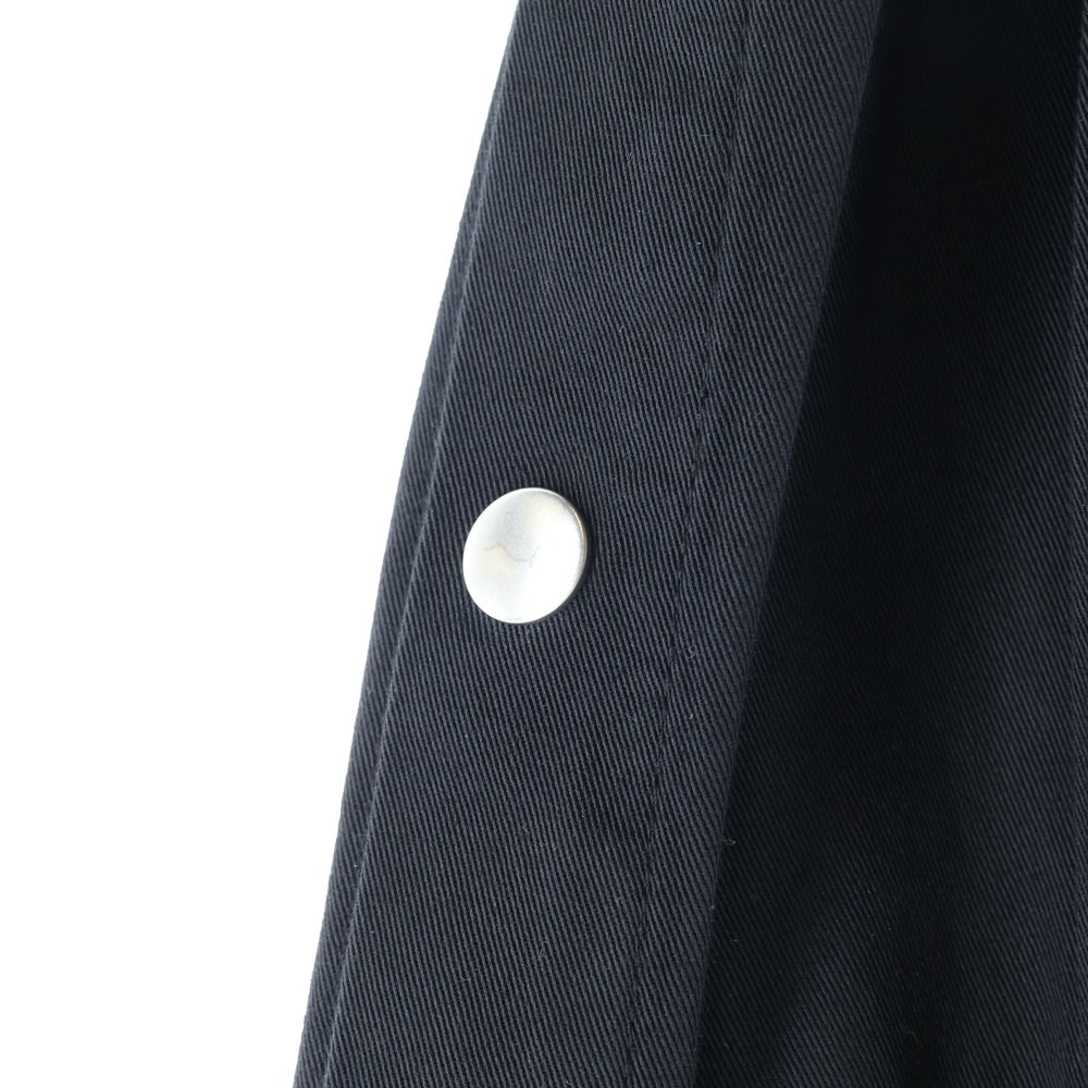 Rick Owens DRKSHDW(リックオウエンス ダークシャドウ) 24SS PUSHER PANT プッシャー サイドスナップボタン ロングパンツ ブラック DU01D1393-TW