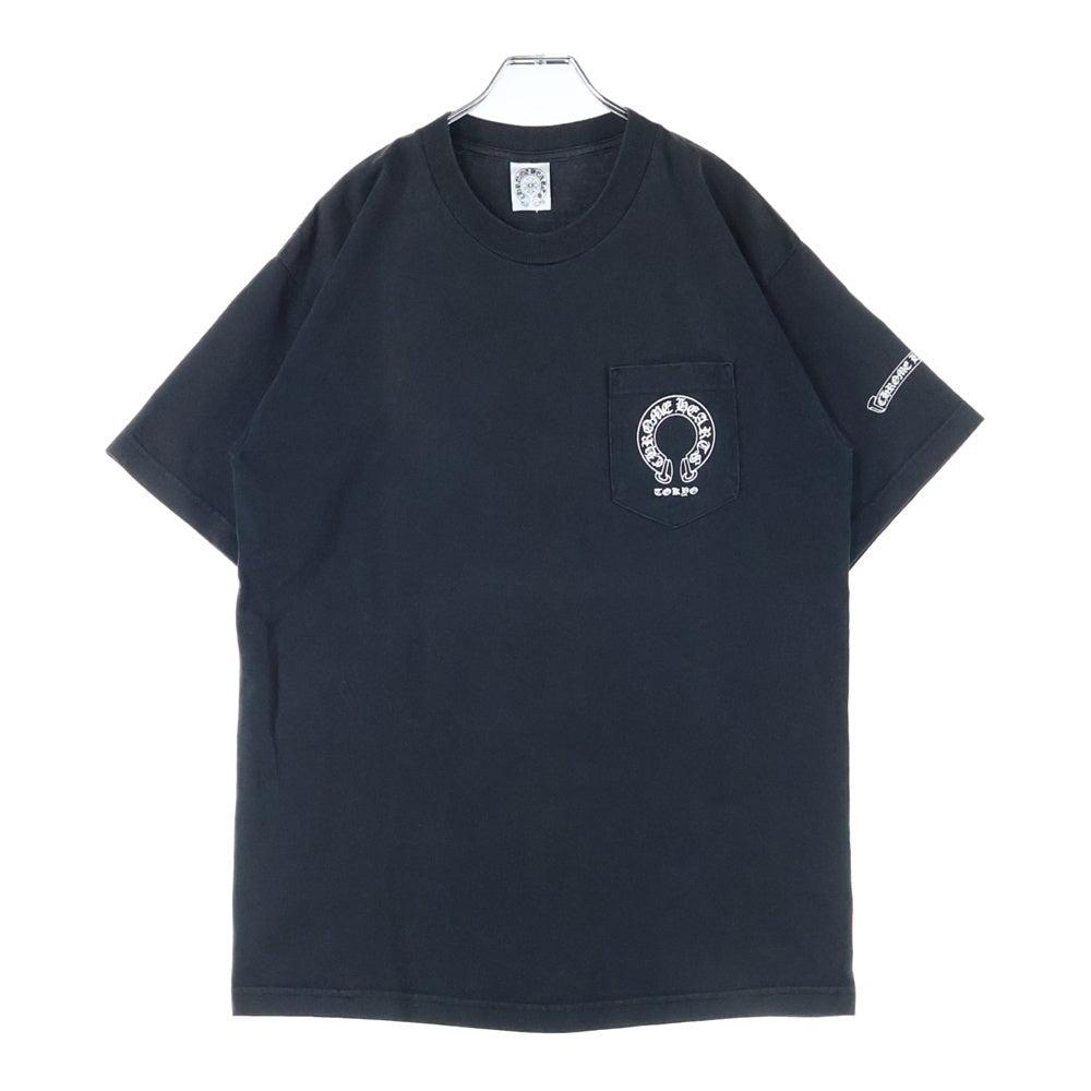 CHROME HEARTS(クロムハーツ) OLD TOKYO 東京限定 バックスクロールラベル 両面プリント半袖Tシャツ カットソー ブラック