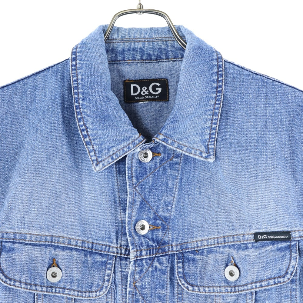 D&G(ディーアンドジー) 90S ボタンアップ デニムジャケット インディゴ