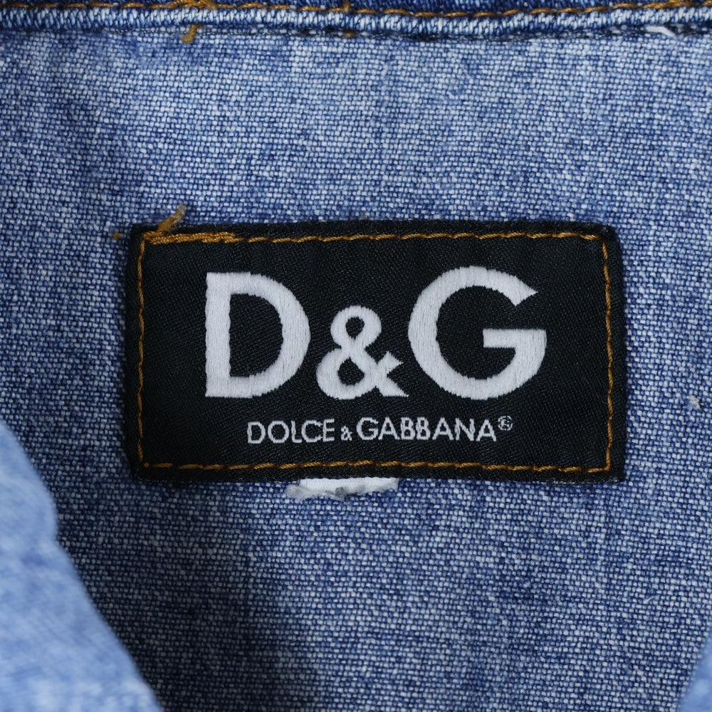 D&G(ディーアンドジー) 90S ボタンアップ デニムジャケット インディゴ