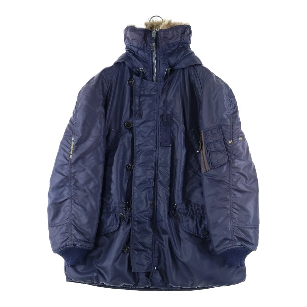 VINTAGE(ヴィンテージ) 50S U.S.AIR FORCE. TYPE N-3A FLIGHT JACKET CROWN スプリング式 ジップ フライトジャケット ネイビー