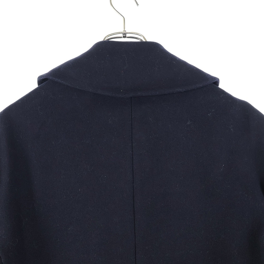 VINTAGE(ヴィンテージ) 40S U.S.NAVY WOOL 10ボタン 裏地コットン アンカーボタン コーデュロイ地ハンドウォーマーポケット Pコート ブラック