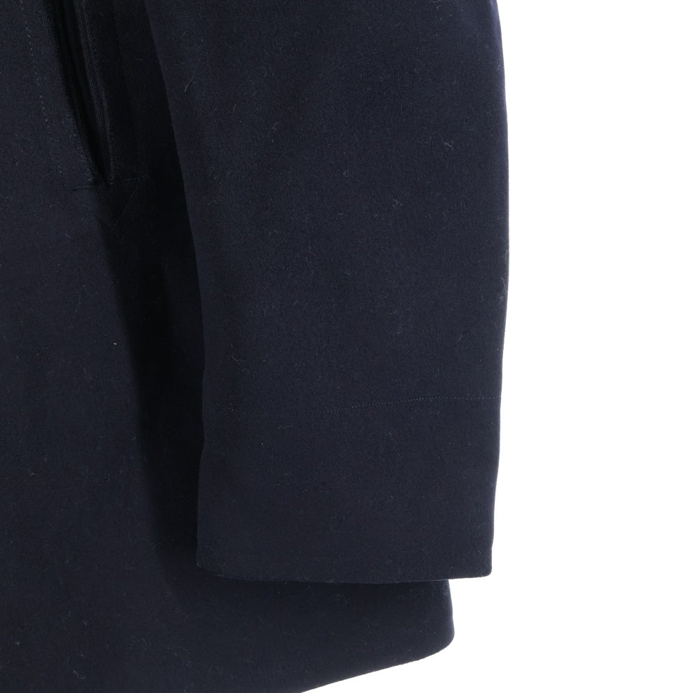 VINTAGE(ヴィンテージ) 40S U.S.NAVY WOOL 10ボタン 裏地コットン アンカーボタン コーデュロイ地ハンドウォーマーポケット Pコート ブラック
