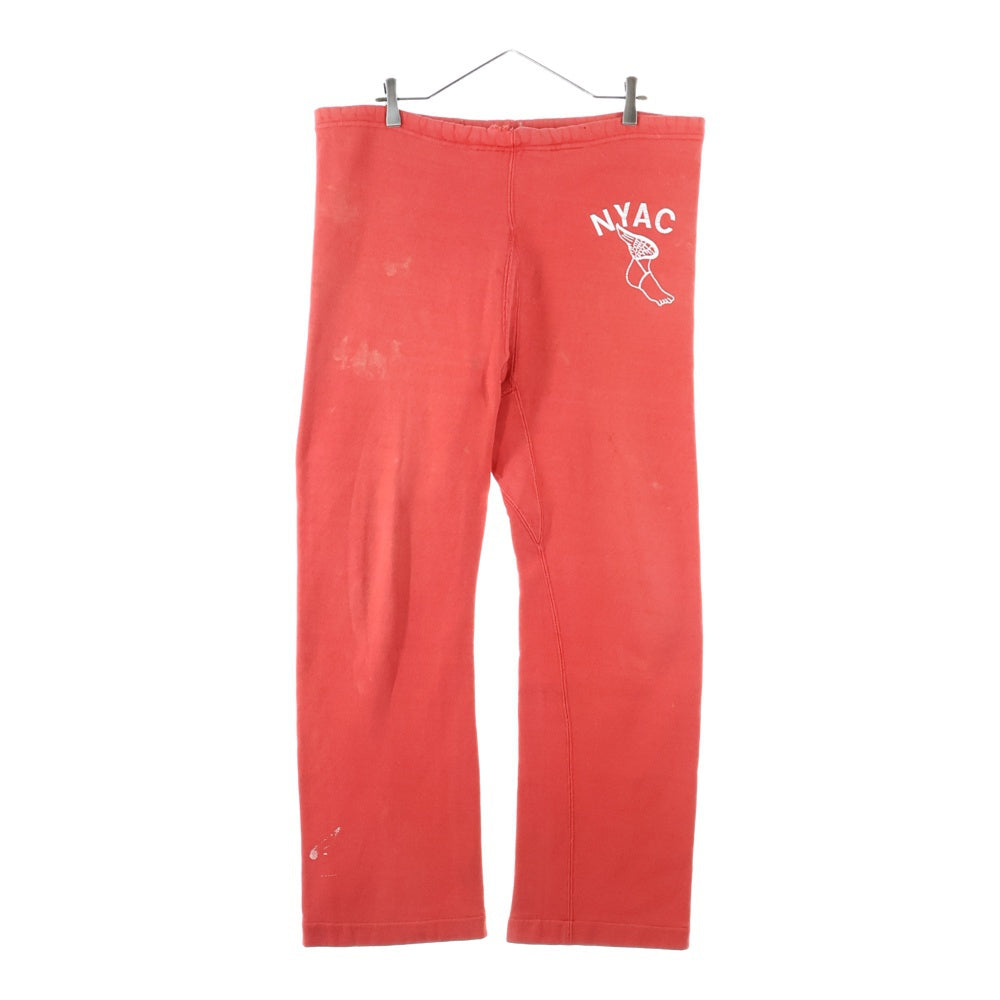 CHAMPION(チャンピオン) 70S REVERSE WEAVE 単色 黒タグ NYAC ウィングフット リバースウィーブ スウェットパンツ レッド