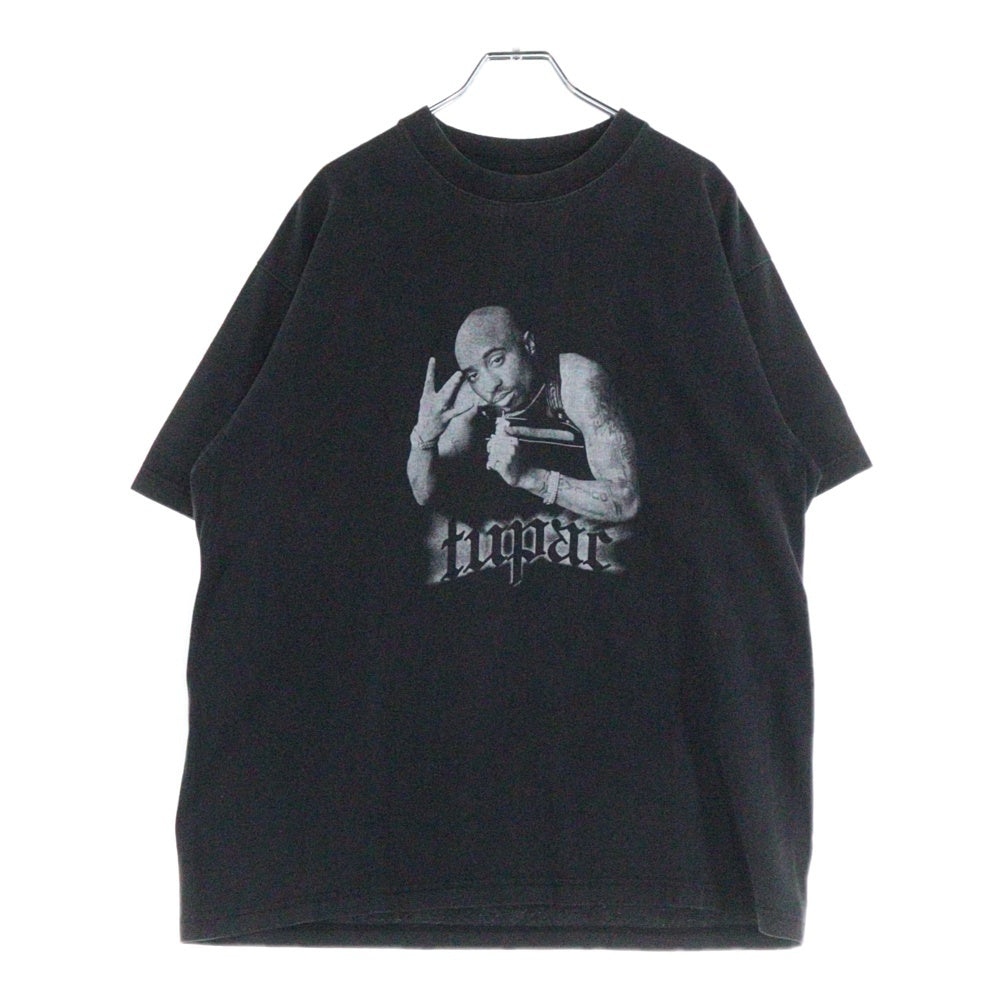 VINTAGE(ヴィンテージ) 90-00s 2PAC All Eyes On Me 両面プリント 半袖Tシャツ カットソー ブラック