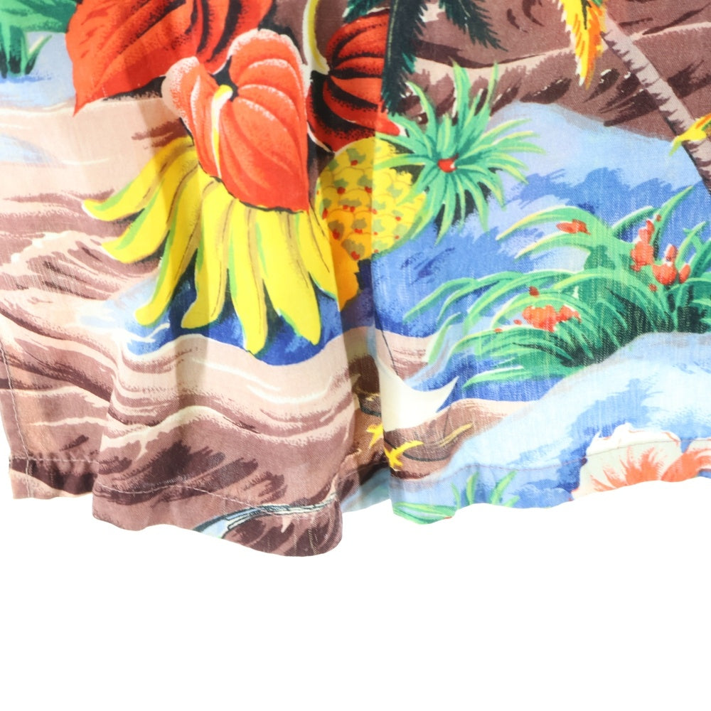 VINTAGE(ヴィンテージ) 50s PALI Hawaiian Shirt 総柄プリント ハワイアンシャツ 半袖シャツ 総柄