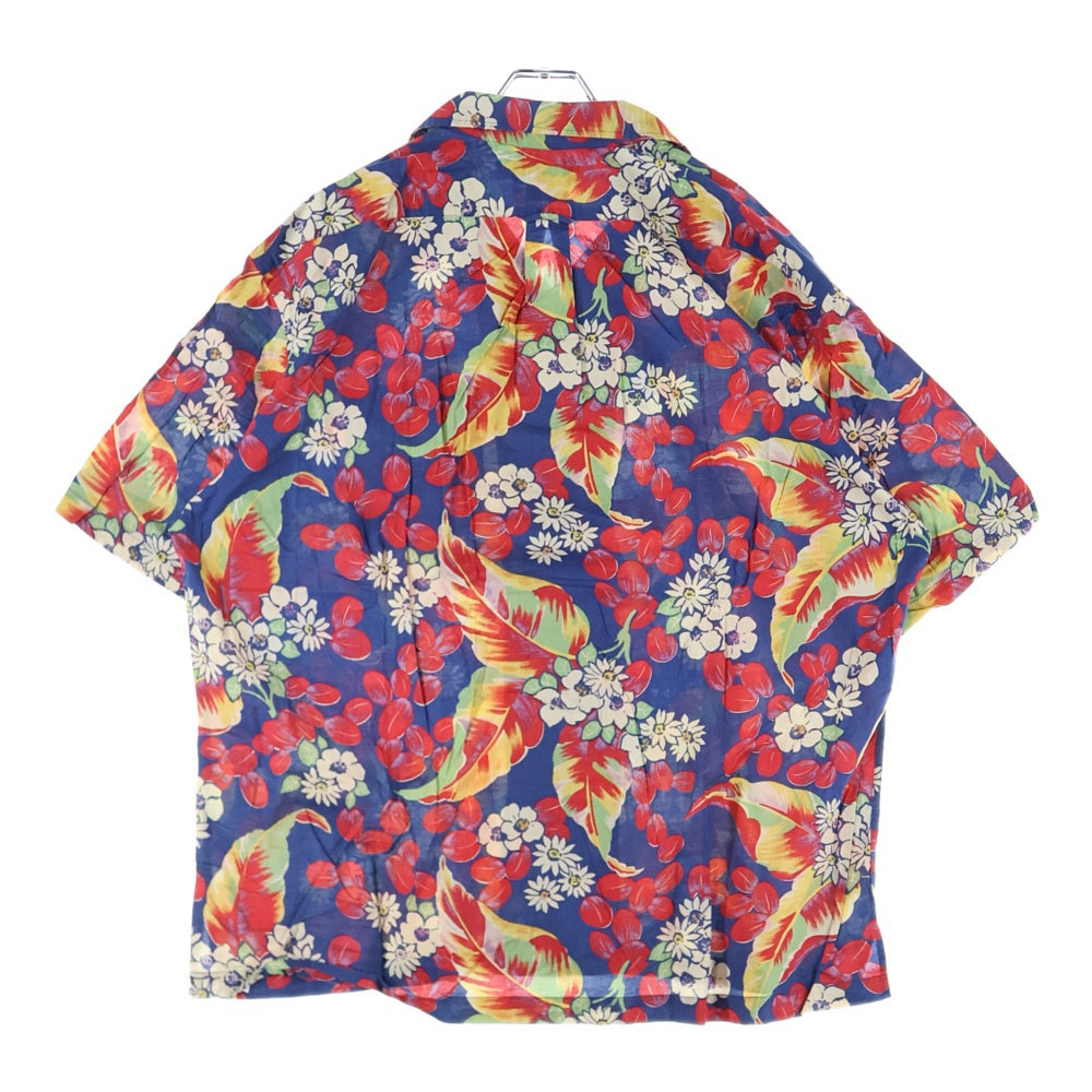 POLO RALPH LAUREN(ポロラルフローレン) 90s CALDWELL Cotton Aloha Shirt オープンカラシャツ 半袖アロハシャツ 花柄