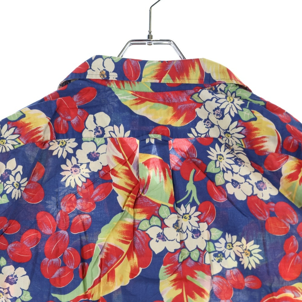 POLO RALPH LAUREN(ポロラルフローレン) 90s CALDWELL Cotton Aloha Shirt オープンカラシャツ 半袖アロハシャツ 花柄