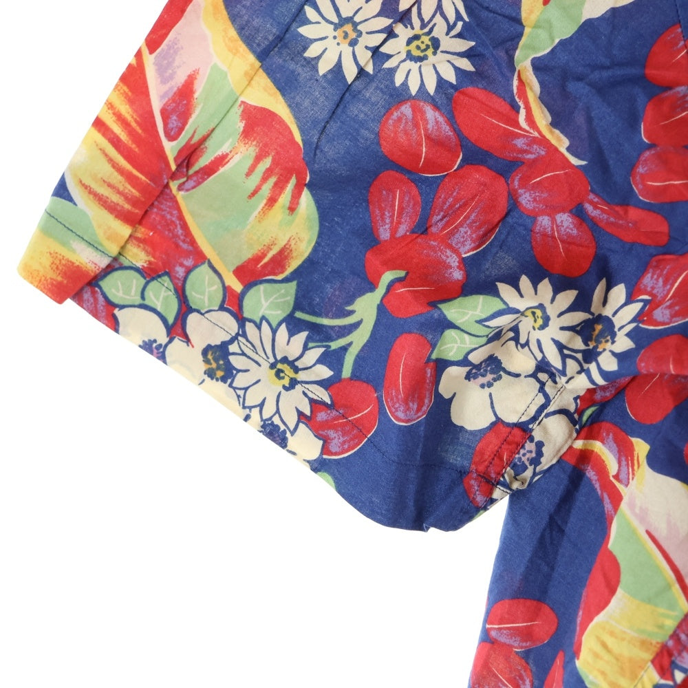 POLO RALPH LAUREN(ポロラルフローレン) 90s CALDWELL Cotton Aloha Shirt オープンカラシャツ 半袖アロハシャツ 花柄