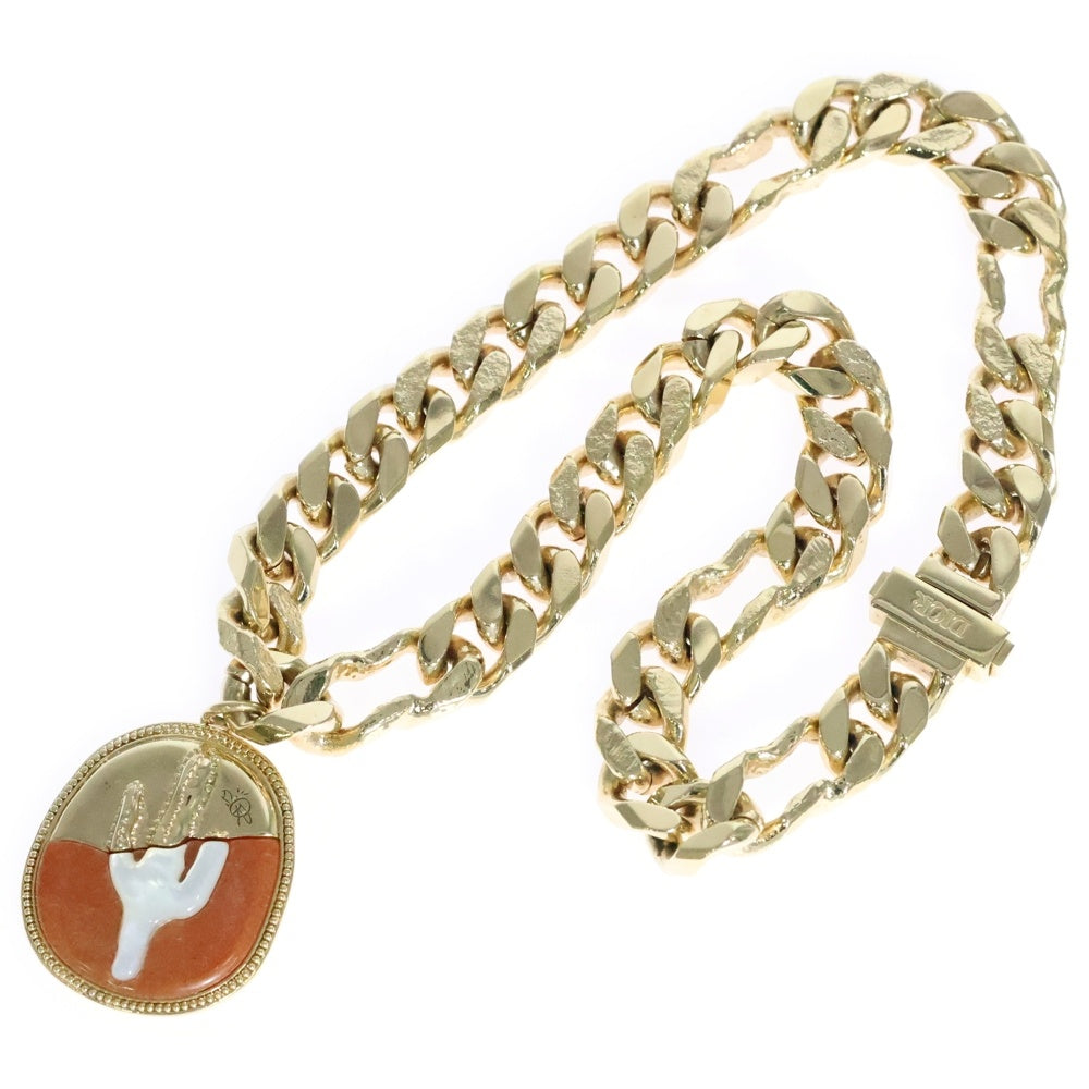 DIOR(ディオール) 22AW × Cactus Jack Pendant Necklace カクタスジャック 喜平 デザイン ネックレス ゴールド