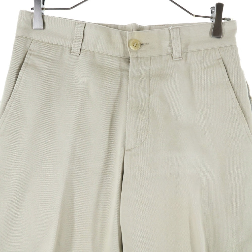 Dior HOMME(ディオールオム) 19SS メッシュ サイドライン ターンアップヘム チノパンツ ベージュ 923C117A4120