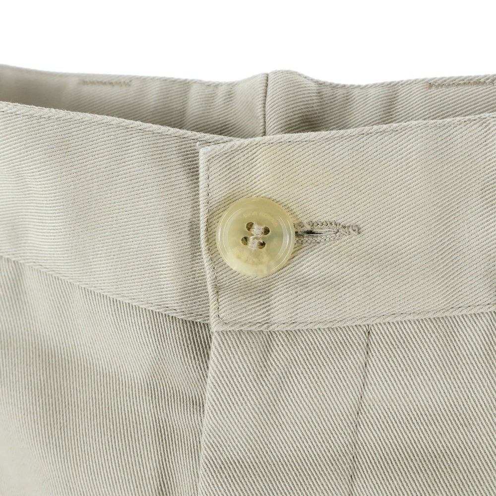 Dior HOMME(ディオールオム) 19SS メッシュ サイドライン ターンアップヘム チノパンツ ベージュ 923C117A4120