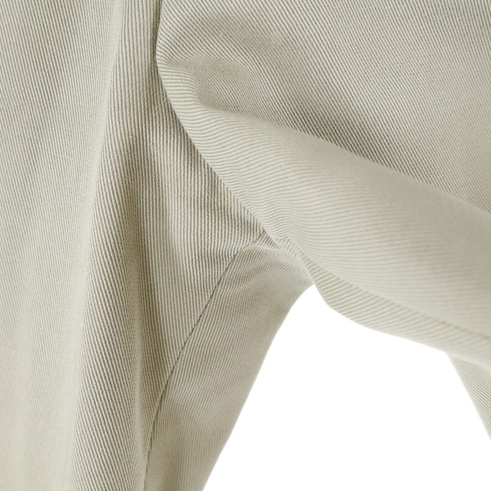Dior HOMME(ディオールオム) 19SS メッシュ サイドライン ターンアップヘム チノパンツ ベージュ 923C117A4120