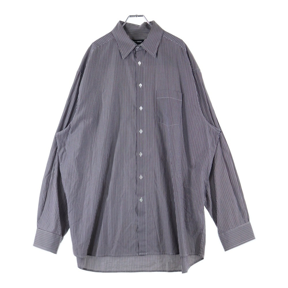 RAF SIMONS(ラフシモンズ) 16AW Extra Big shirt エクストラ ビッグ ストライプ シャツ マルチカラー 162-10003-08051