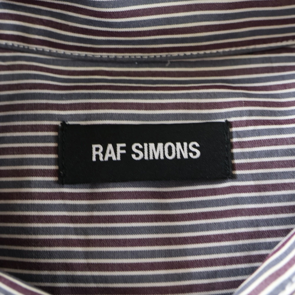 RAF SIMONS(ラフシモンズ) 16AW Extra Big shirt エクストラ ビッグ ストライプ シャツ マルチカラー 162-10003-08051