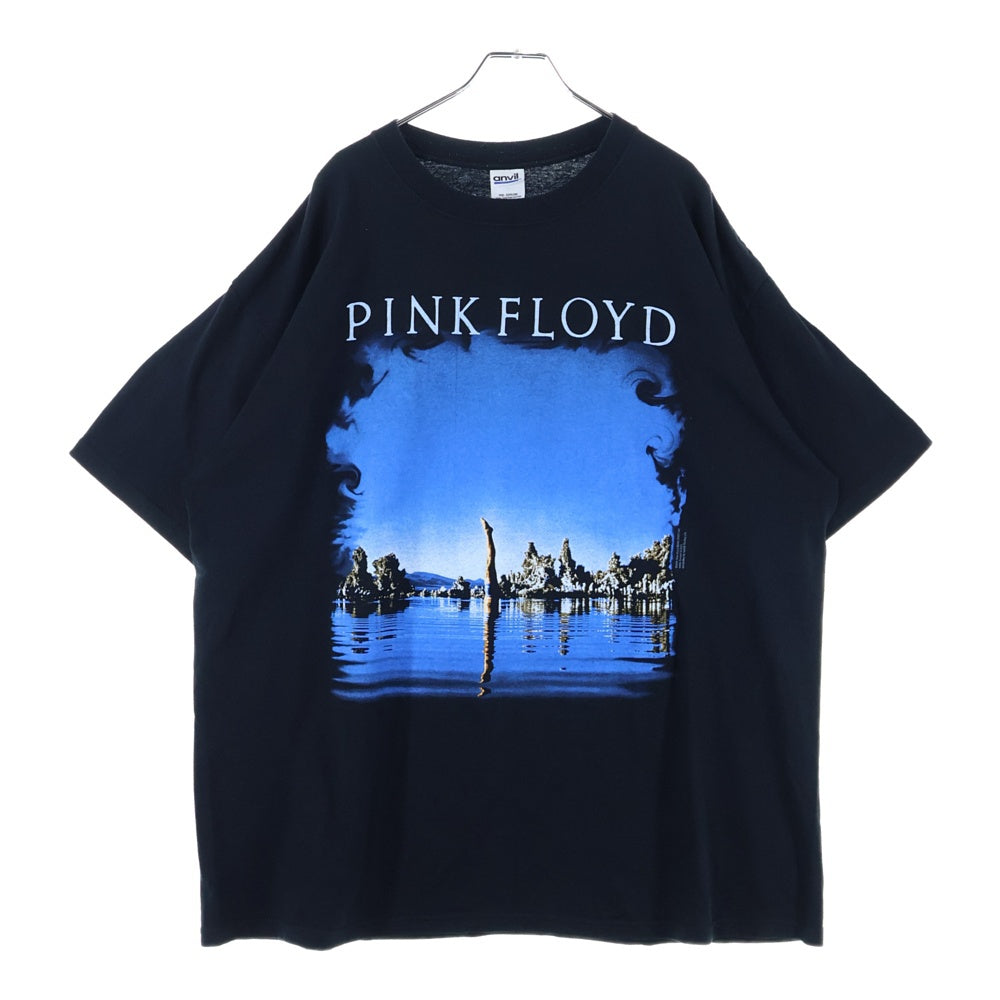 VINTAGE(ヴィンテージ) 00s PINKFLOYD WISH YOU WERE HERE ピンクフロイド 両面プリント バンド 半袖Tシャツ カットソー ブラック