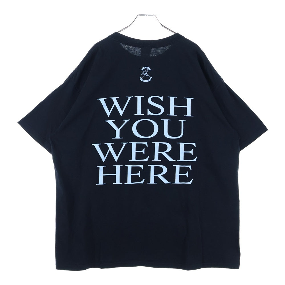 VINTAGE(ヴィンテージ) 00s PINKFLOYD WISH YOU WERE HERE ピンクフロイド 両面プリント バンド 半袖Tシャツ カットソー ブラック