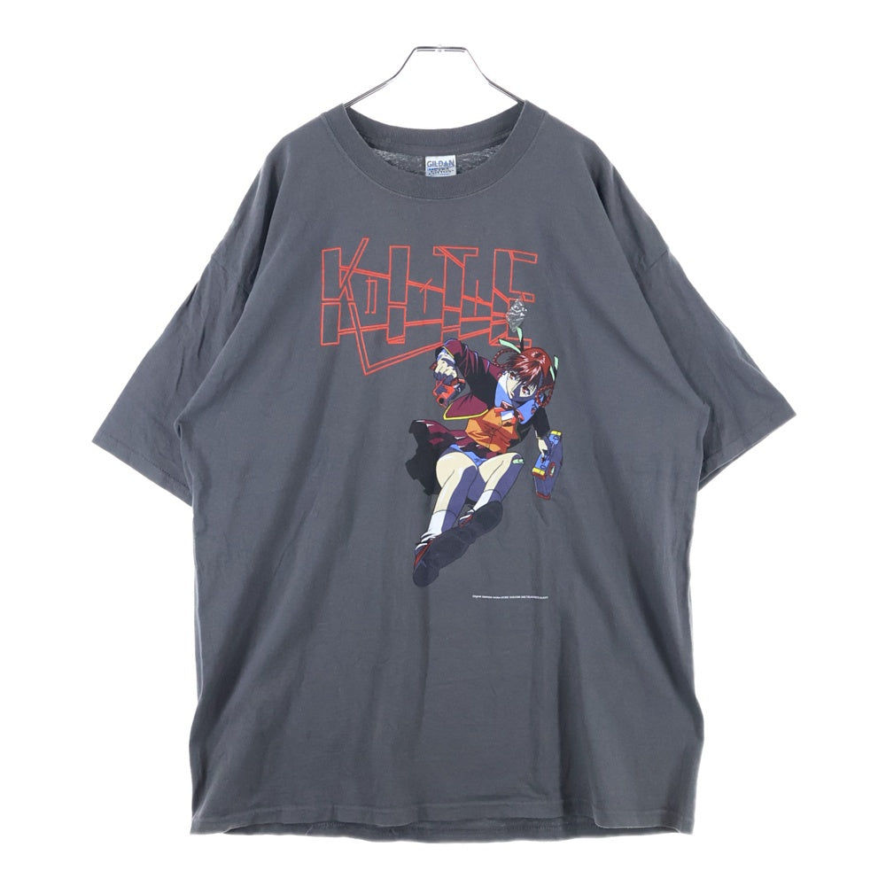 VINTAGE(ヴィンテージ) 90-00s A KITE ANIME TEE カイト フロントプリント Tシャツ 半袖カットソー ブラック