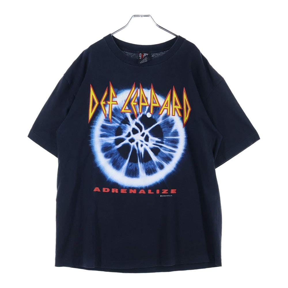 VINTAGE(ヴィンテージ) 90s DEF LEPPARD ADRENALIZE THE 7-DAYS WEEKEND TOUR TEE デフレパード 両面プリント 半袖Tシャツ カットソー ブラック