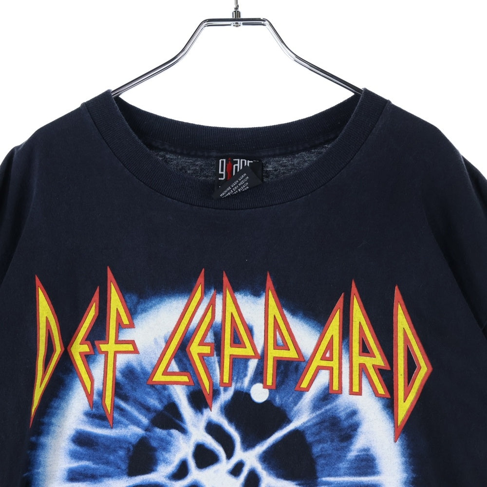 VINTAGE(ヴィンテージ) 90s DEF LEPPARD ADRENALIZE THE 7-DAYS WEEKEND TOUR TEE デフレパード 両面プリント 半袖Tシャツ カットソー ブラック