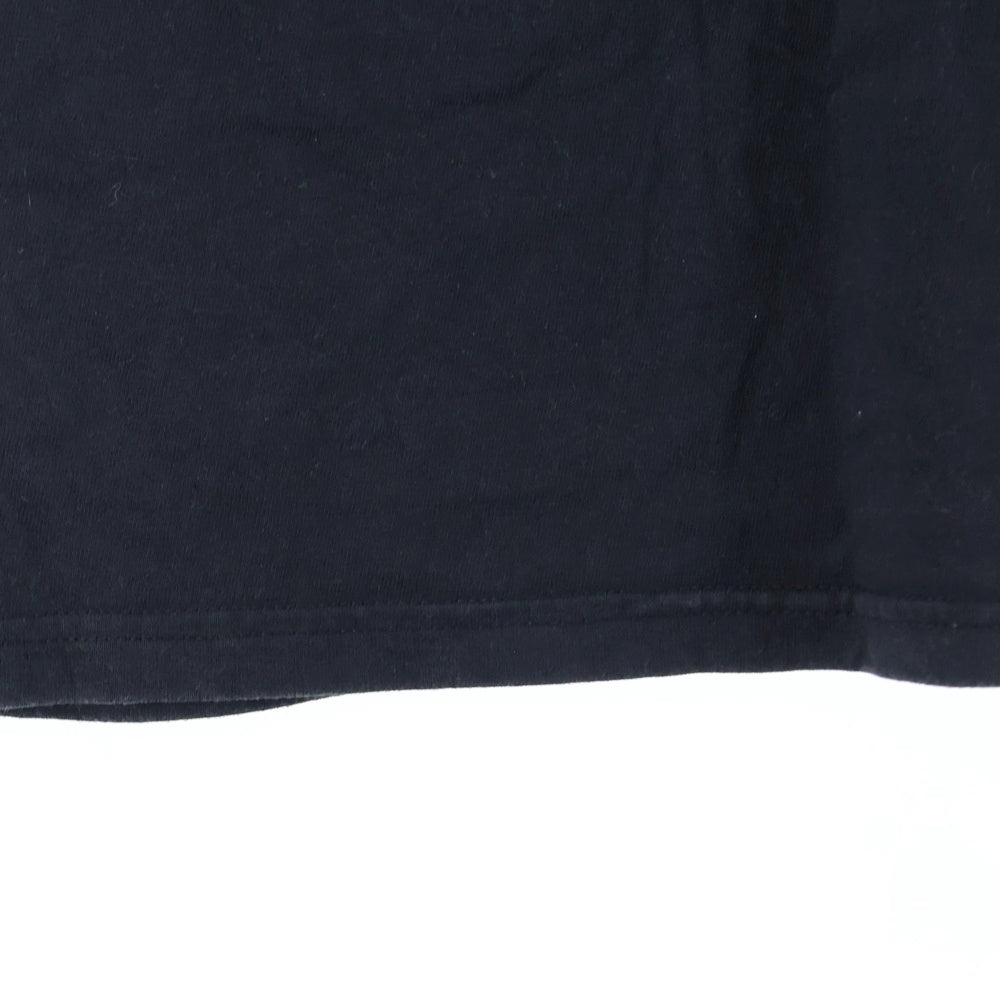 HARLEY DAVIDSON(ハーレーダビッドソン) 00s VINTAGE EAGLE S/S Tee 2002 イーグル 両面プリント 半袖Tシャツ カットソー ブラック