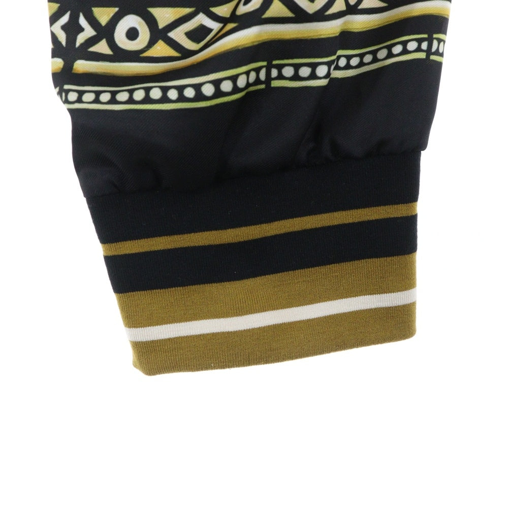 DOLCE & GABBANA(ドルチェアンドガッバーナ) SILK LIB EASY PANTS シルク 総柄 リブ イージーパンツ マルチカラー