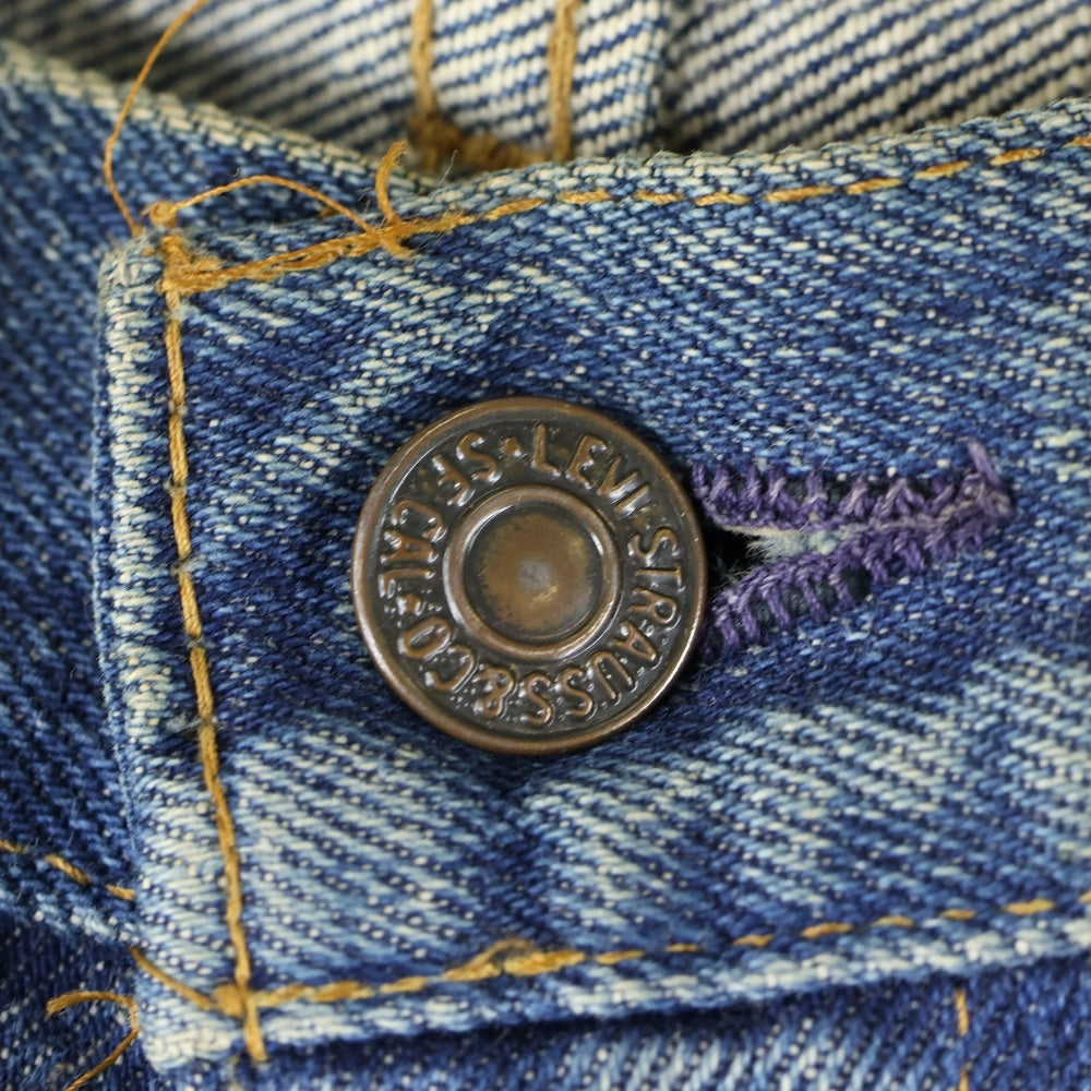 Levi's(リーバイス) 70S 505 66前期 脇割 42TALON ジップフライ デニムパンツ インディゴ
