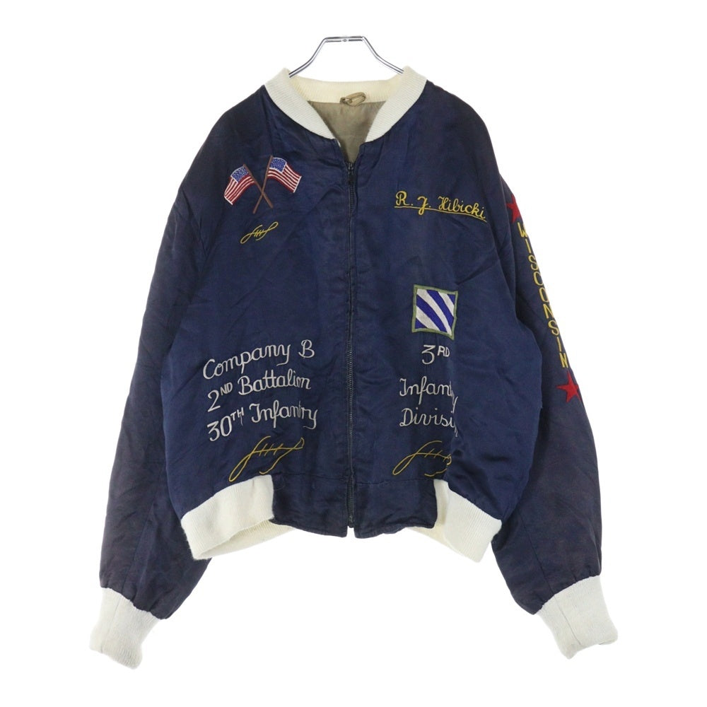 VINTAGE(ヴィンテージ) 60ー70s SOUVENIR JACKET U.S ARMY スーベニア アーミージャケット ネイビー