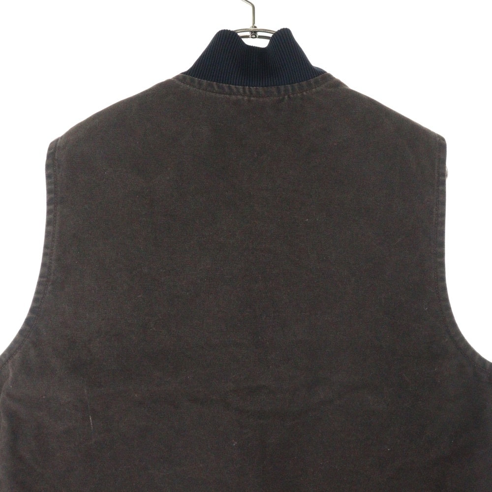 CARHARTT(カーハート) COTTON DUCK ZIP VEST コットンダッグ 中綿 ベスト ダークブラウン