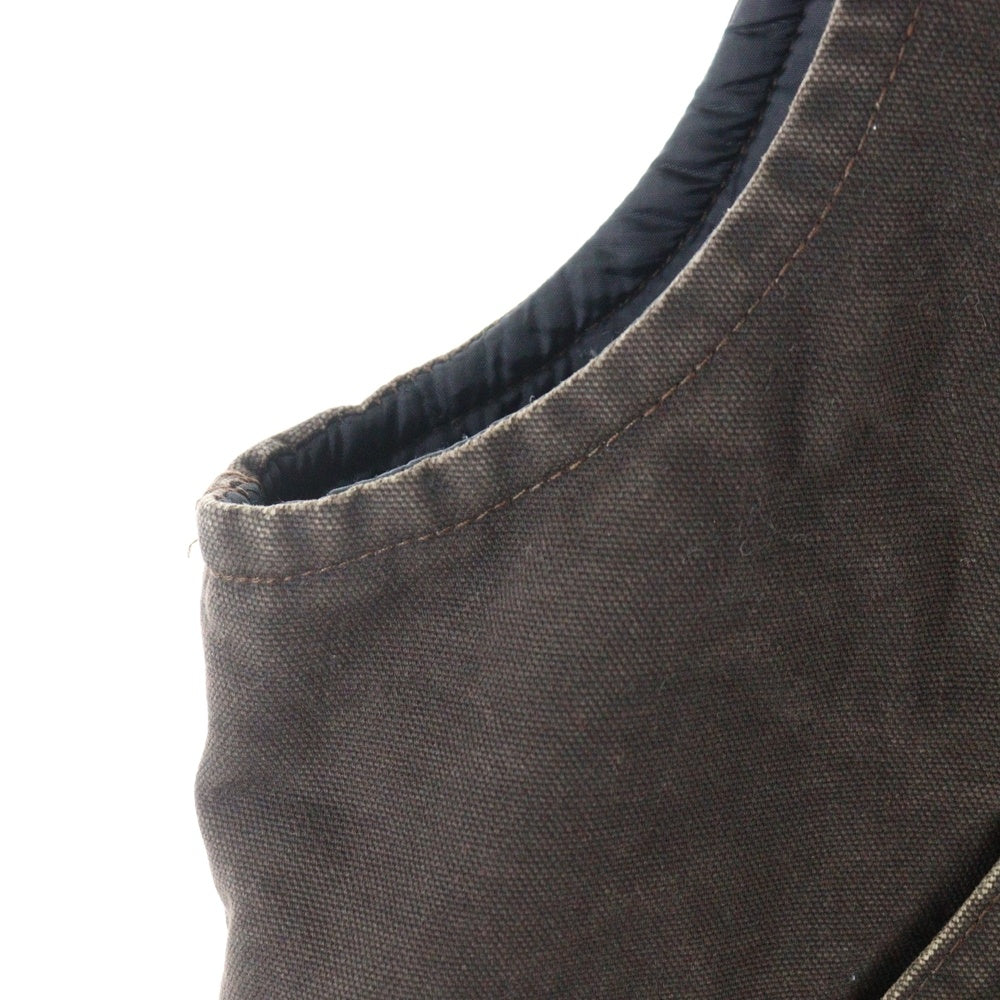 CARHARTT(カーハート) COTTON DUCK ZIP VEST コットンダッグ 中綿 ベスト ダークブラウン