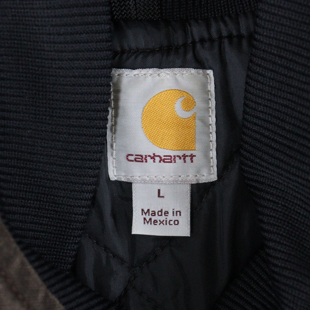 CARHARTT(カーハート) COTTON DUCK ZIP VEST コットンダッグ 中綿 ベスト ダークブラウン