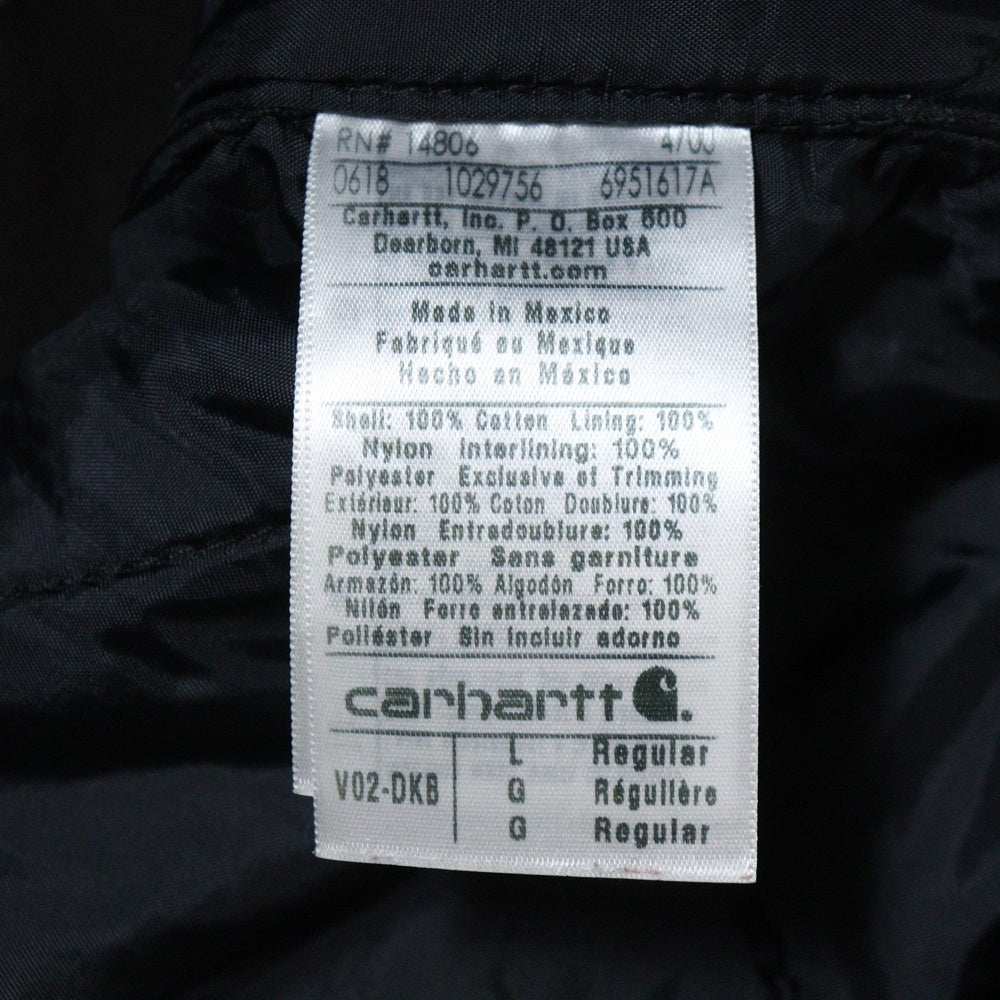 CARHARTT(カーハート) COTTON DUCK ZIP VEST コットンダッグ 中綿 ベスト ダークブラウン