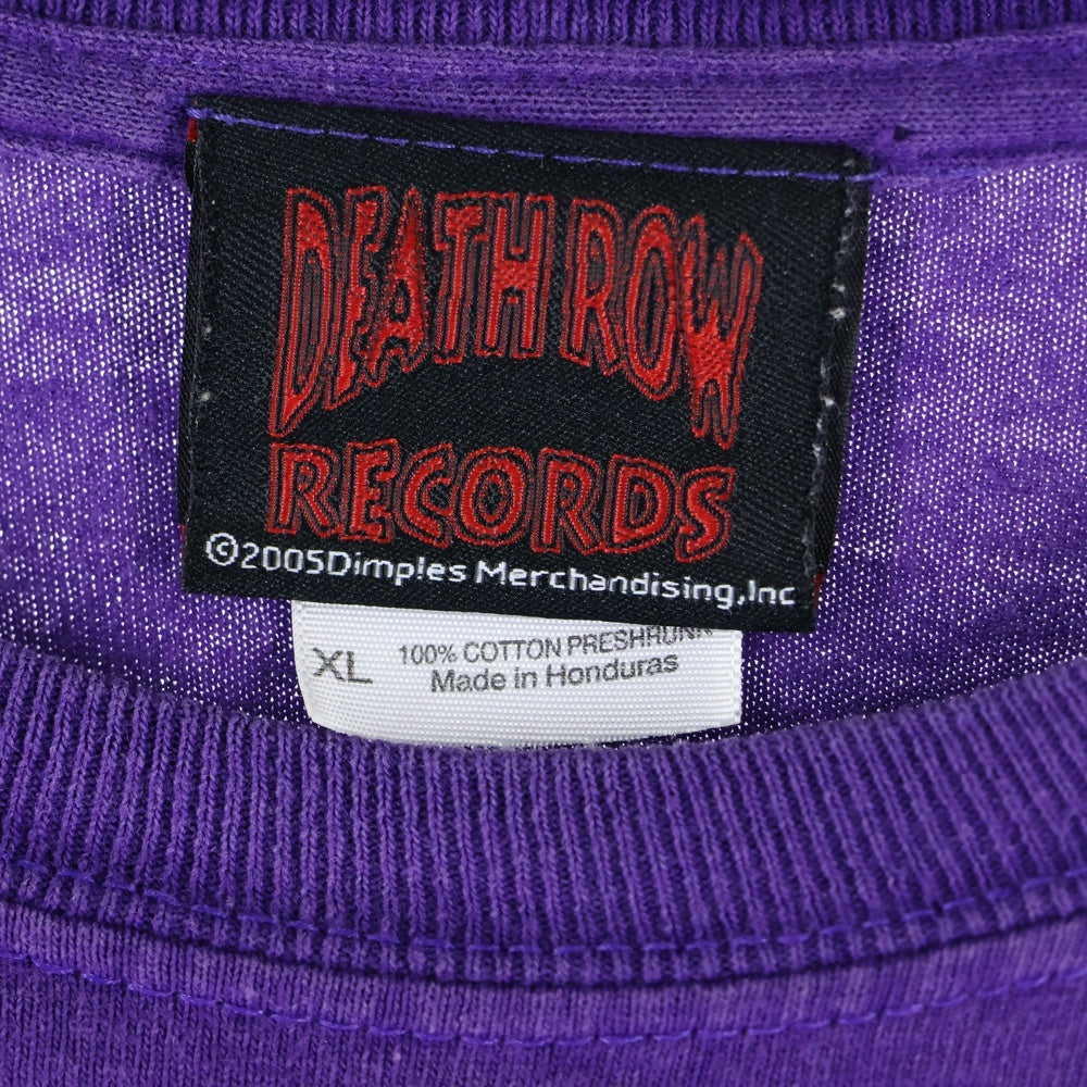 VINTAGE(ヴィンテージ) 00s DR.DRE Death Row ドクタードレー デスロウ 半袖プリントTシャツ ラップTシャツ カットソー パープル