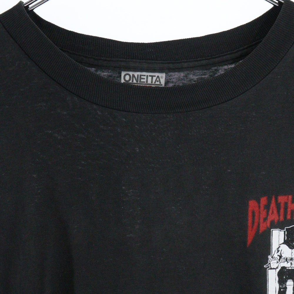 VINTAGE(ヴィンテージ) 00s DEATH ROW Records デスロウ 両面プリント 半袖Tシャツ ラップTシャツ ブラック