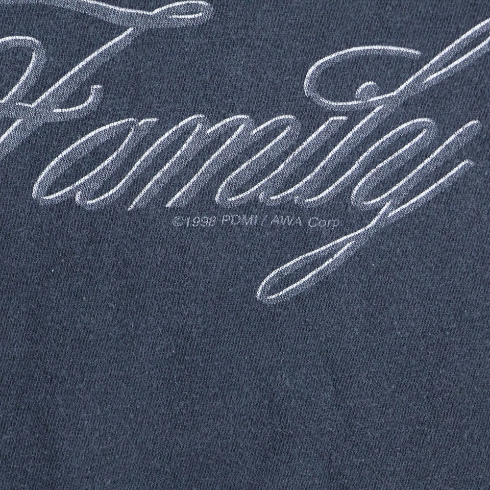 VINTAGE(ヴィンテージ) 90s PUFF DADDY The Family No Way パフダディー 両面プリント 半袖Tシャツ ラップTシャツ ブラック