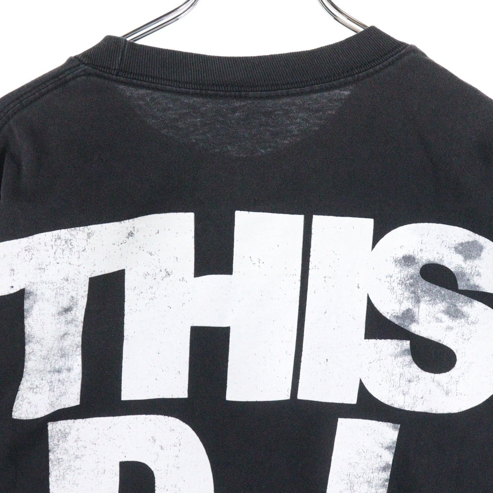 VINTAGE(ヴィンテージ) 90s Warren G This D.J. ウォーレンジー 両面プリント 半袖Tシャツ ラップTシャツ カットソー ブラック