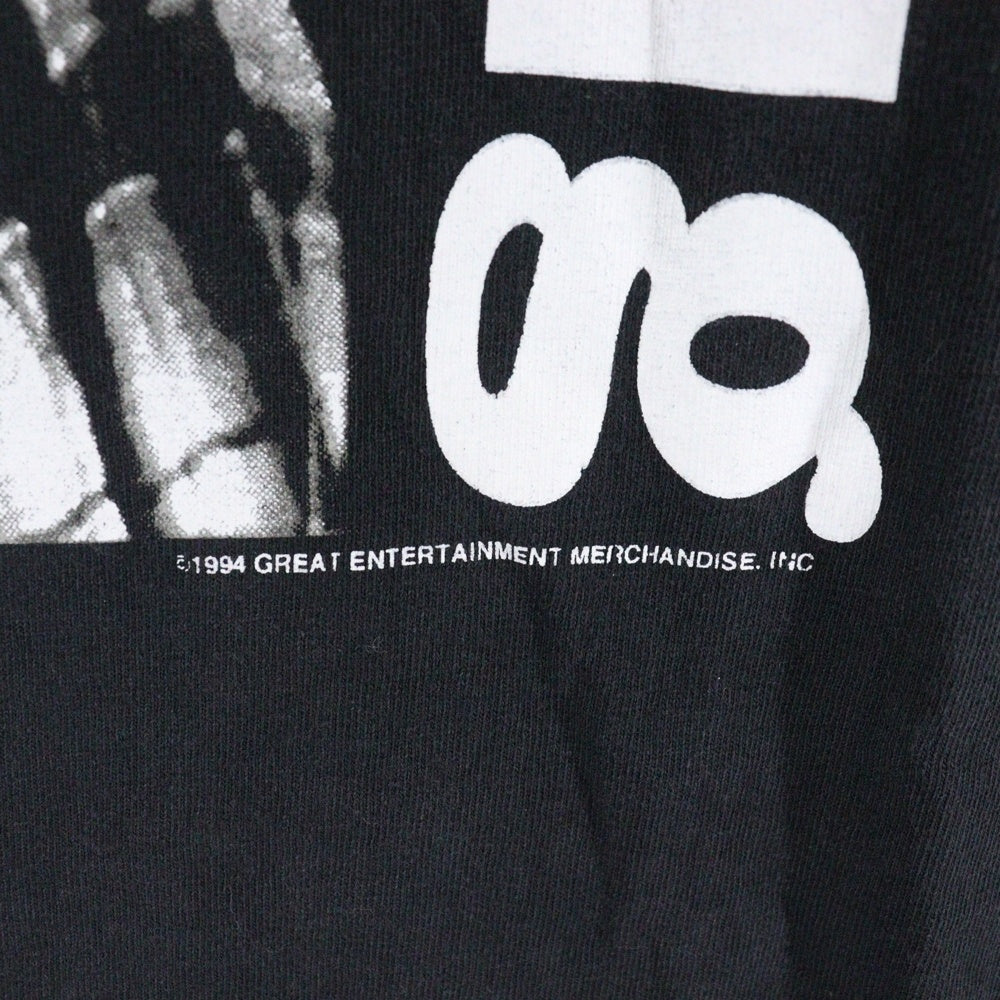 VINTAGE(ヴィンテージ) 90s Warren G This D.J. ウォーレンジー 両面プリント 半袖Tシャツ ラップTシャツ カットソー ブラック