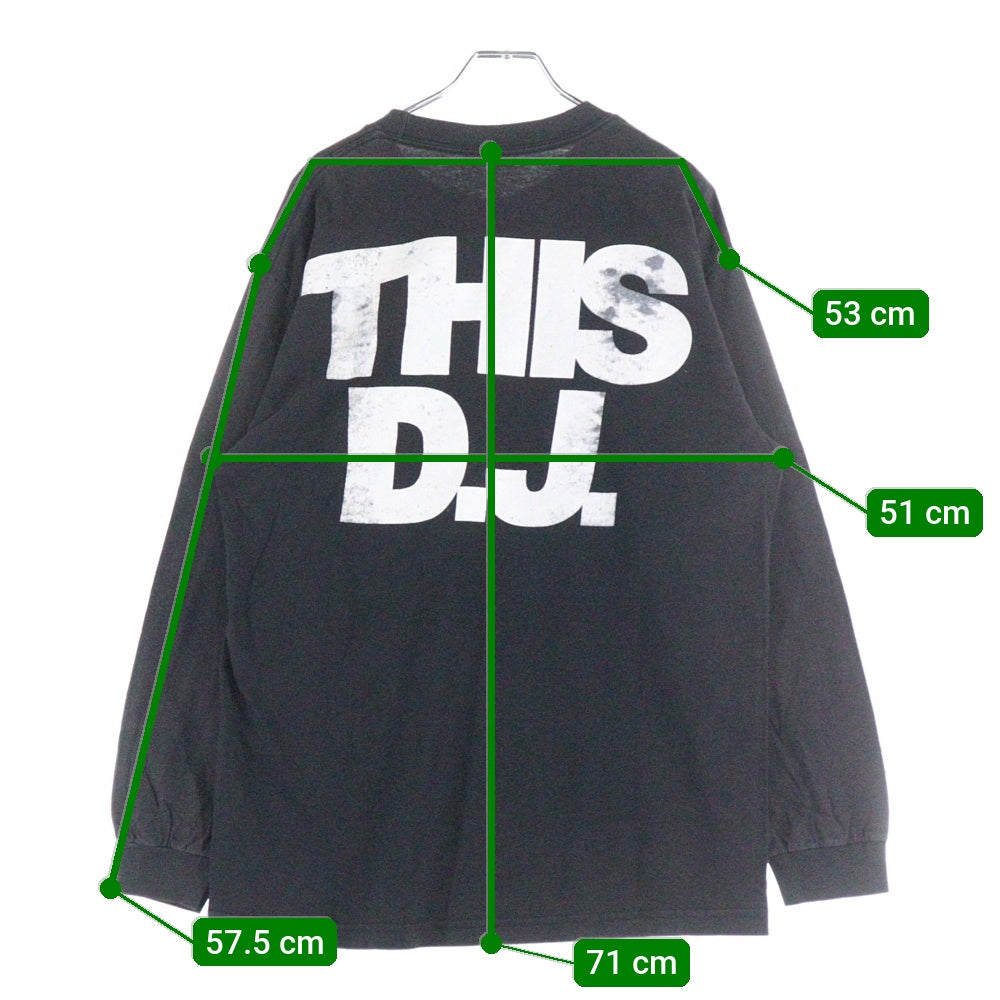 VINTAGE(ヴィンテージ) 90s Warren G This D.J. ウォーレンジー 両面プリント 半袖Tシャツ ラップTシャツ カットソー ブラック