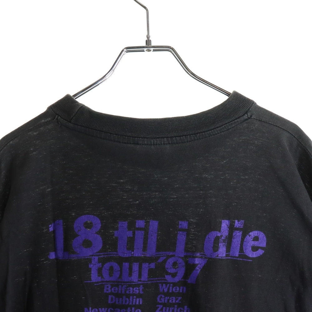VINTAGE(ヴィンテージ) 90s Bryan Adams TEE ブライアン アダムス 両面プリント半袖Tシャツ カットソー ブラック