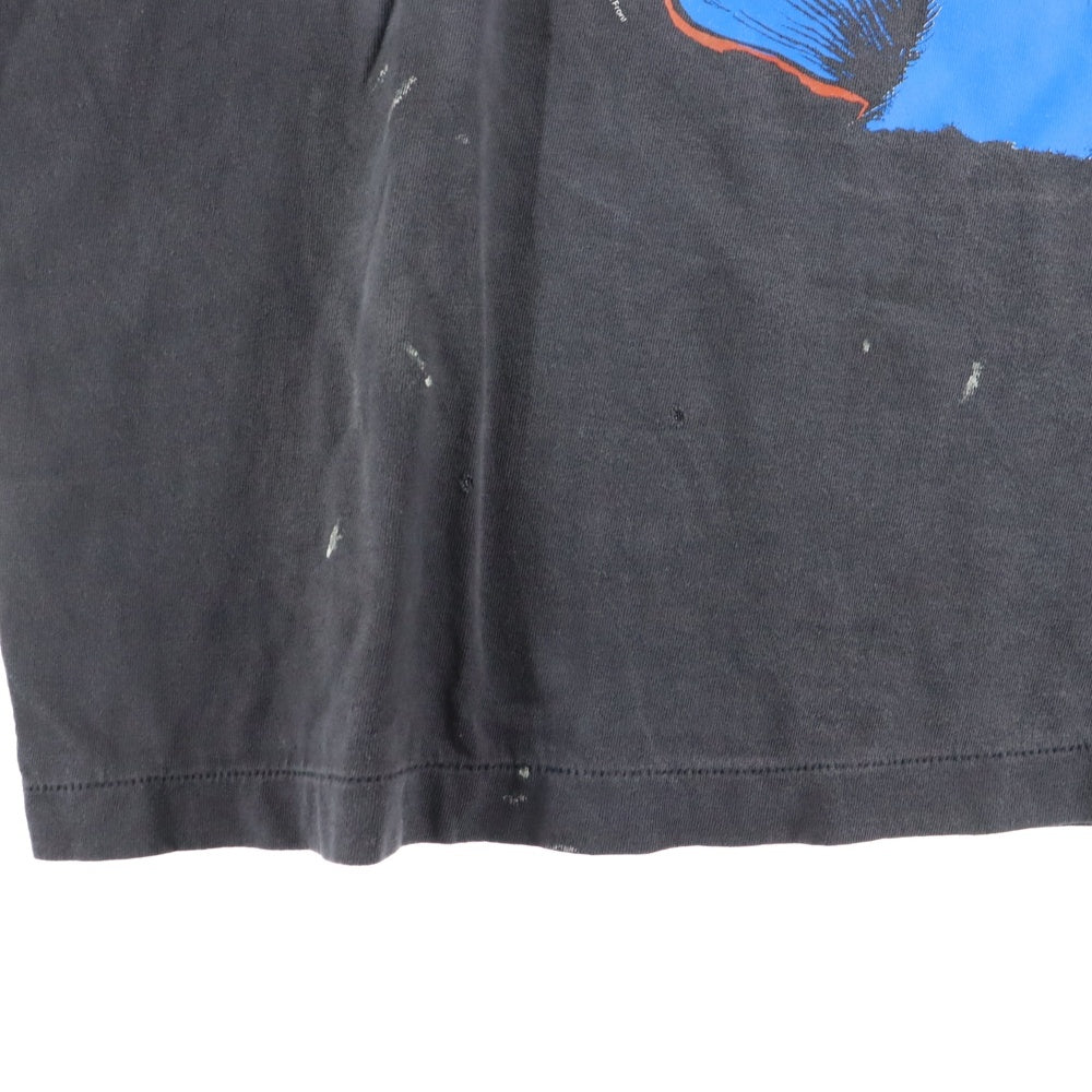SAINT MICHAEL(セントマイケル) BIRTH AND DEATH SS TEE SM-HR1-0000-007 両面プリント半袖Tシャツ カットソー ブラック