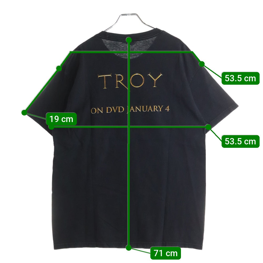 VINTAGE(ヴィンテージ) 00s TROY TEE トロイ ムービー 両面プリント半袖Tシャツ カットソー ブラック