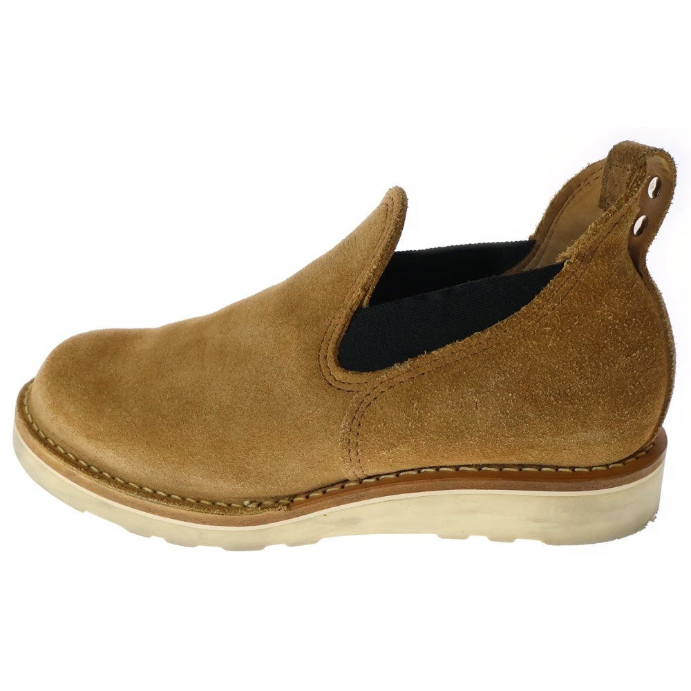 CHROME HEARTS(クロムハーツ) ×Wesco Custom Romeo Slip On ウエスコ ロメオ シルバー装飾 フローラルクロス スリップオン サイドゴア ブーツ ベージュ