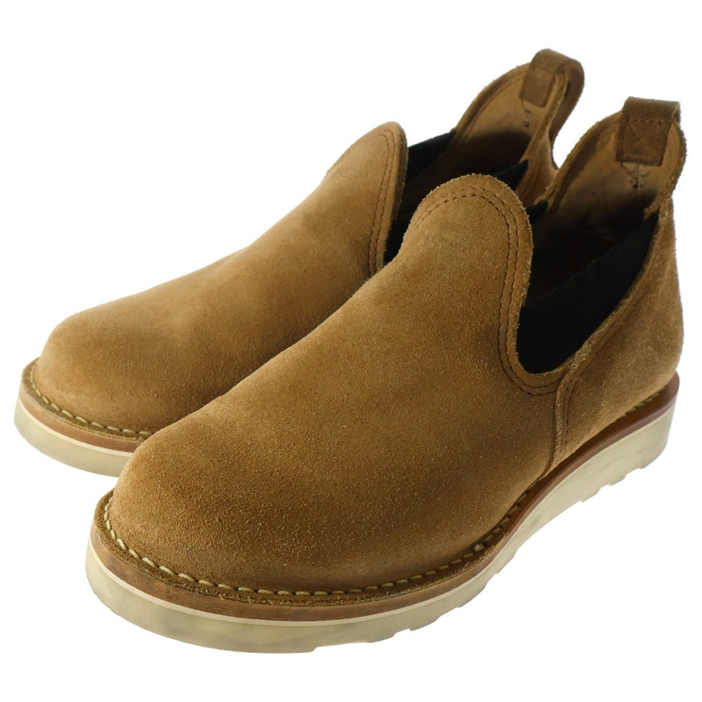 CHROME HEARTS(クロムハーツ) ×Wesco Custom Romeo Slip On ウエスコ ロメオ シルバー装飾 フローラルクロス スリップオン サイドゴア ブーツ ベージュ