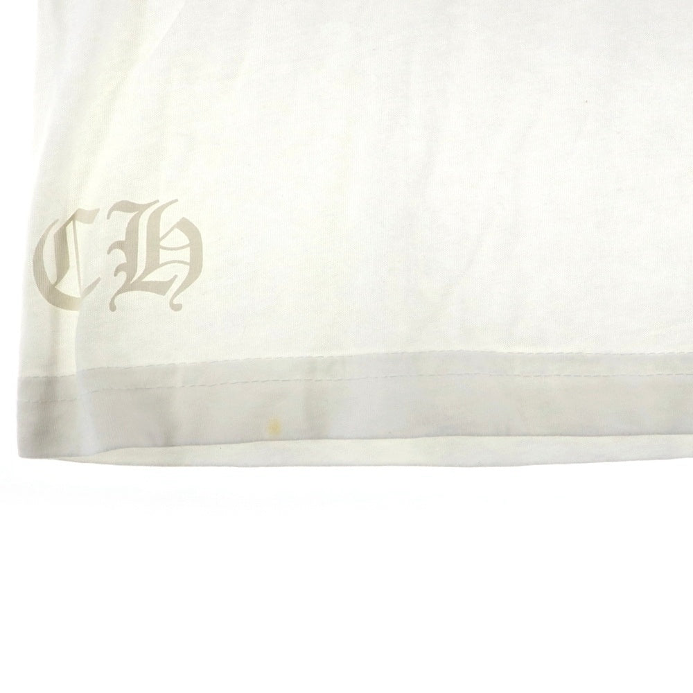 CHROME HEARTS(クロムハーツ) USA Logo S/S TEE スクロールロゴプリントクルーネック半袖Tシャツ ホワイト