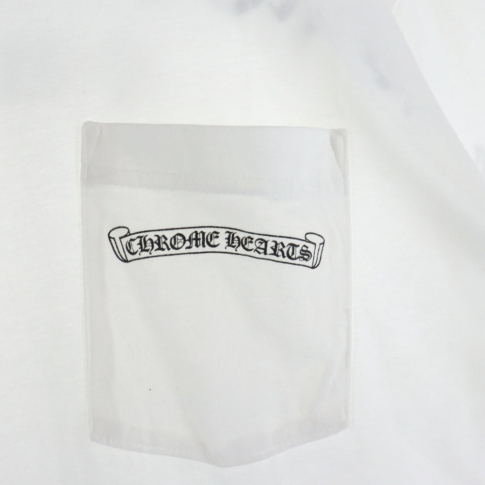 CHROME HEARTS(クロムハーツ) USA Logo S/S TEE スクロールロゴプリントクルーネック半袖Tシャツ ホワイト