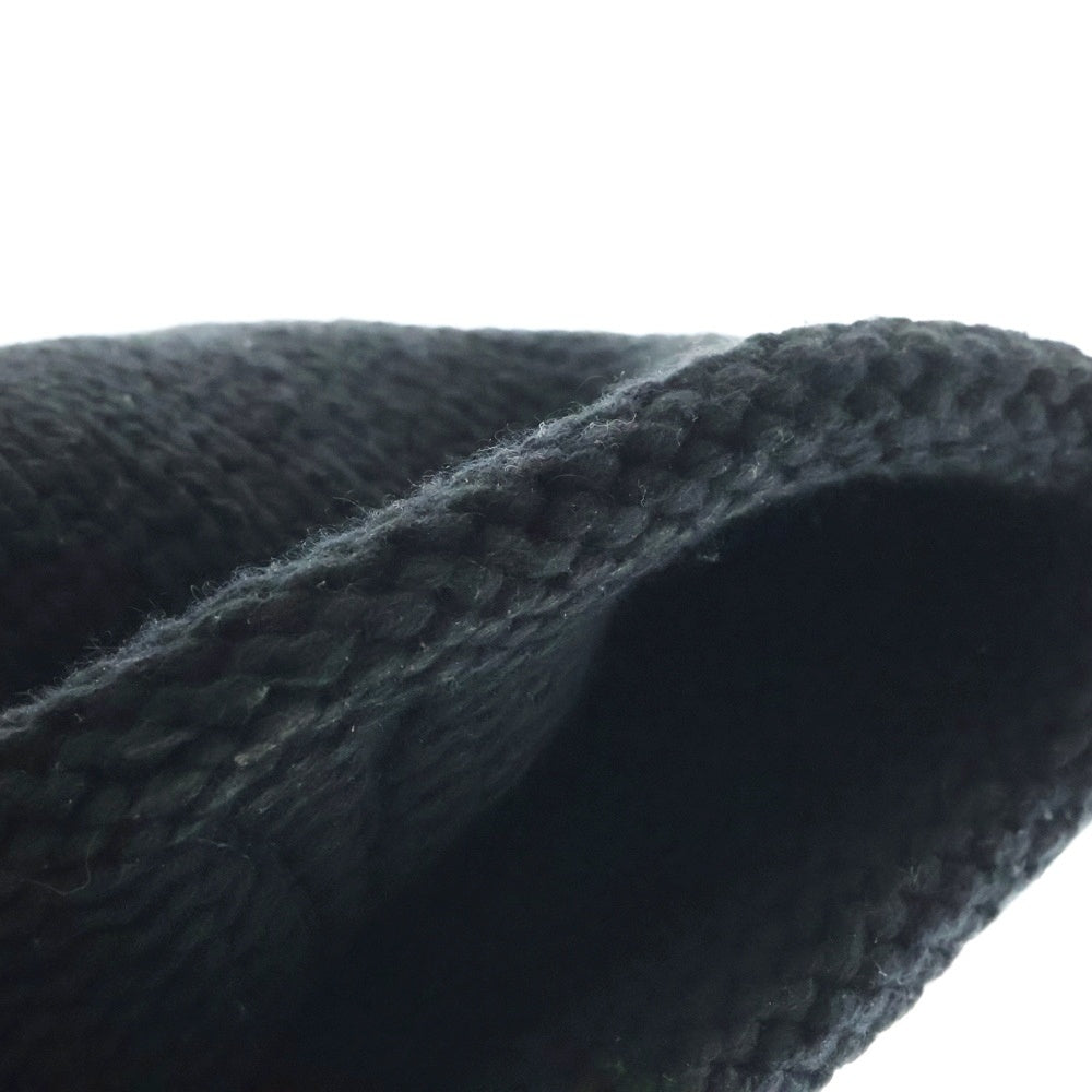 CHROME HEARTS(クロムハーツ) BEANIE CASH クロスパッチ カシミヤ ニットキャップ ビーニー 帽子 ブラック