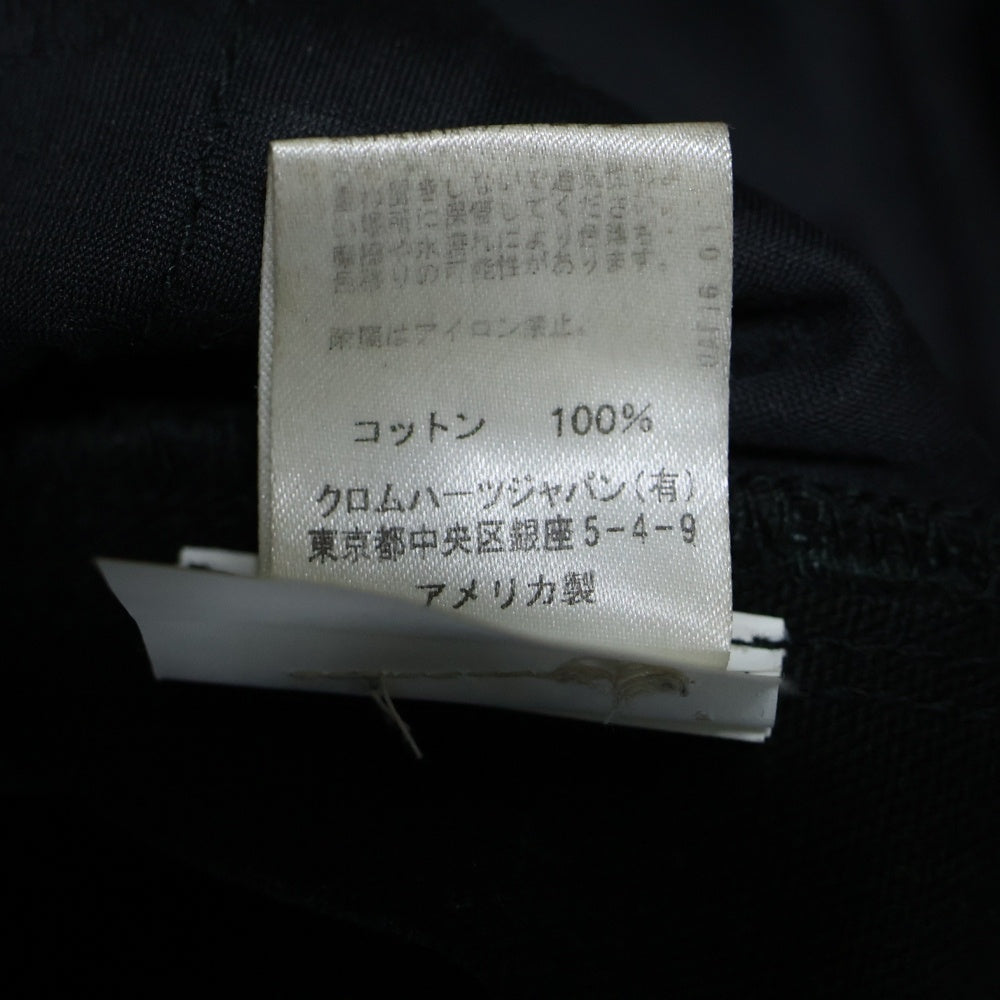 CHROME HEARTS(クロムハーツ) CARPENTER CNVS BLK カーペンター キャンバスダブルニーロングパンツ ブラック