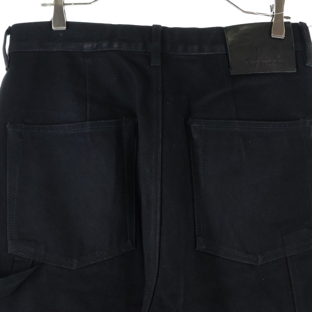 Rick Owens DRKSHDW(リックオウエンス ダークシャドウ) Double Knee Geth Cut Jeans ダブルニー ゲス カット ジーンズ ブラック DL02D4387-HBLKJP